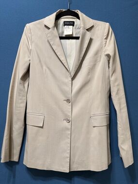 Patrizia Pepe Light Light Grey Single-Breasted Blazer Used